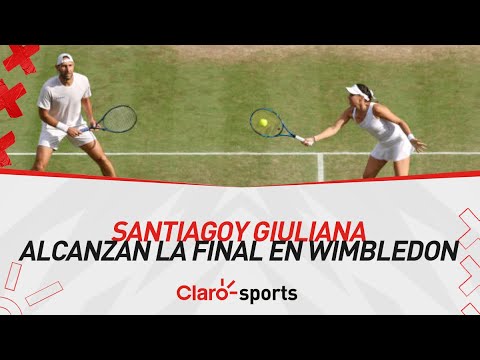 Santiago González y Giuliana Olmos alcanzan la final de dobles de Wimbledon