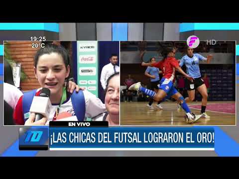 Las chicas del futsal lograron el oro para Paraguay