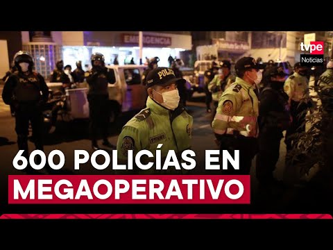Policía interviene a extranjeros indocumentados en megaoperativo en Surquillo