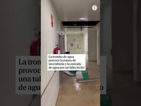Inundación en el Hospital Infanta Sofía DE #madrid #dana #lluvia