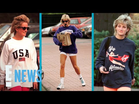 Princess Diana's Iconic ATHLEISURE: Look Back at Her Sporty Style! | E! News