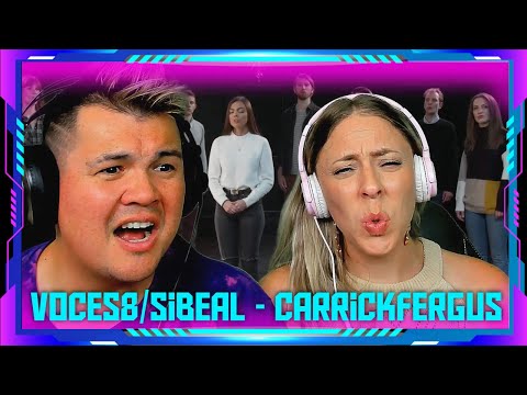 Americans Reaction to VOCES8, Sibéal - Traditional: Carrickfergus | THE WOLF HUNTERZ Jon and Dolly