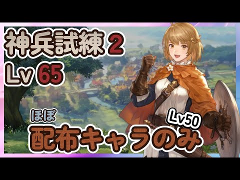 【鈴蘭の剣】ほぼ配布のみ　神兵試練２＠Lv６５【Sword of Convallaria】