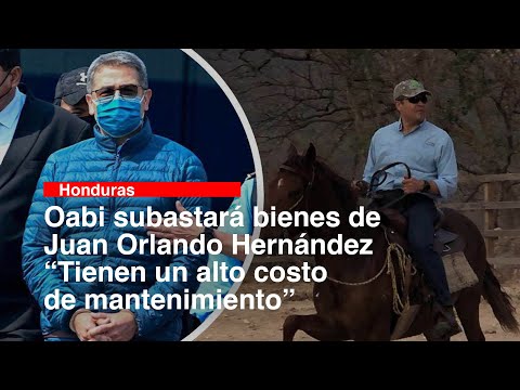 Oabi subastará bienes de Juan Orlando Hernández “Tienen un alto costo de mantenimiento”