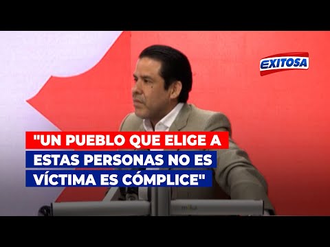 Eduardo Herrera: Un pueblo que elige a estas personas no es víctima es cómplice