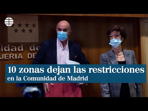 Madrid excluye a 10 zonas básicas de salud de las restricciones