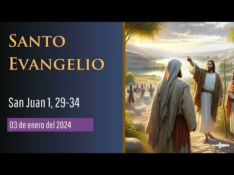 Evangelio del 3 de enero del 2024 según de San Juan1, 29-34