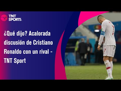 ¿Qué dijo? Acalorada discusión de Cristiano Ronaldo con un rival - TNT Sport