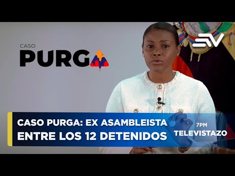 Caso Purga: Exlegislador y extitular Corte del Guayas entre los 12 detenidos | Televistazo| Ecuavisa