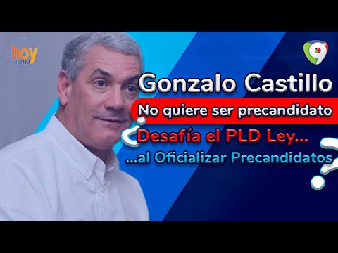 Gonzalo Castillo no quiere ser precandidato | ¿Desafía el PLD Ley al oficializar precandidatos