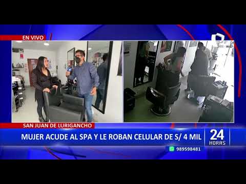 San Juan de Lurigancho:  delincuente ingresa a Spa y roba 4 mil soles