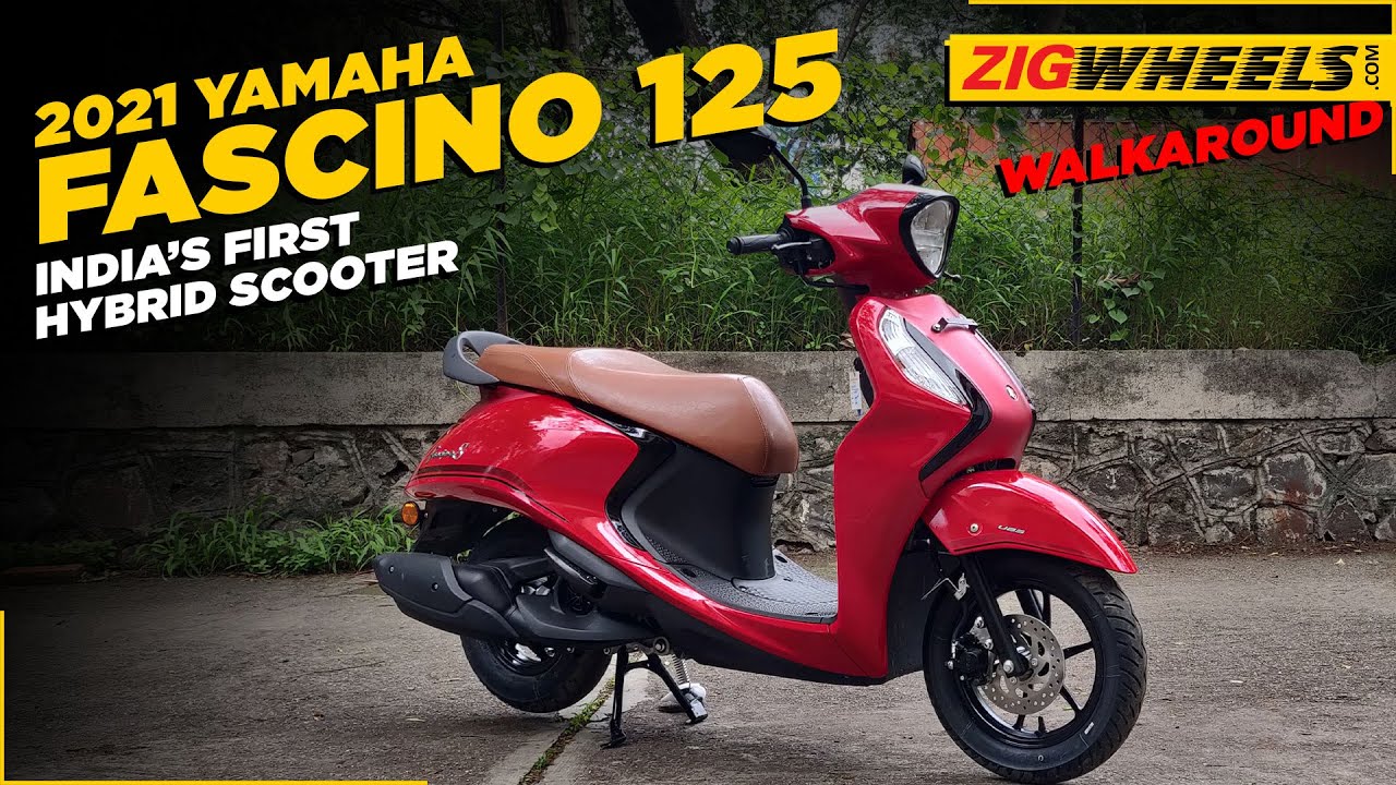 2021 Yamaha Fascino 125 Walkaround | India’s First Hybrid Scooter Is Here