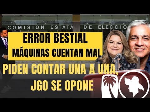 NO SE SABE EL RESULTADO ELECTORAL FINAL