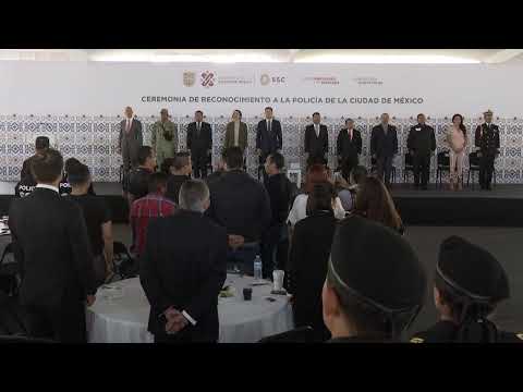 Ceremonia de Reconocimiento a la Policía de la Ciudad de México