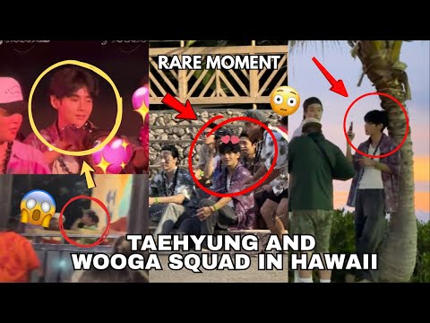 Taehyung's Secret Vacation in Hawaii — A Rare Moment with the Wooga Squad That Has Fans Excited!