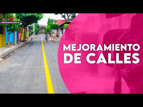 Alcaldía de Managua inaugura obra de mejoramiento de calles en el barrio Hilario Sánchez
