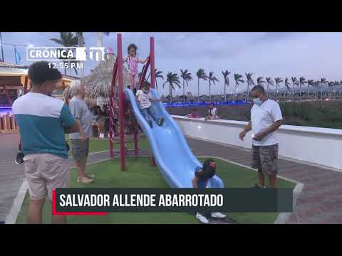 Puerto Salvador Allende abarrotado de familias este fin de semana - Nicaragua