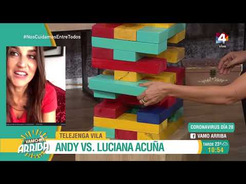 Vamo Arriba - Luciana Acuña vs Andy en el Telejenga Vila