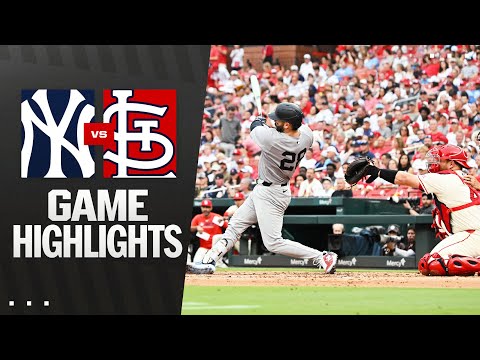 Yankees vs. Cardinals Game Highlights (8/16/25) | MLB Highlights