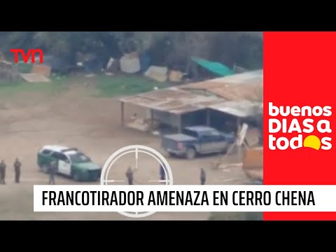 Francotirador atormenta y dispara a visitantes del Cerro Chena en San Bernardo | Buenos días a todos