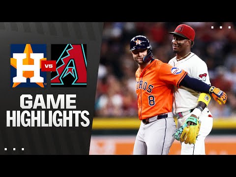 Astros vs. D-backs Game Highlights (7/22/25) | MLB Highlights