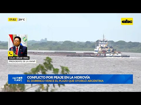 Conflicto por peaje en la hidrovía: esperan prórroga de Argentina para interdicciones