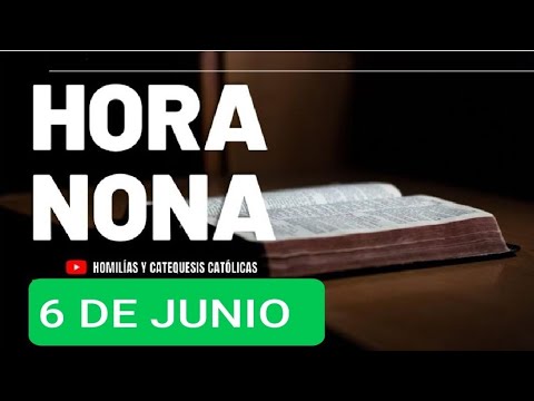 ? HORA NONA DE LA LITURGIA DE LAS HORAS.  JUEVES 6 DE JUNIO 2024. ?