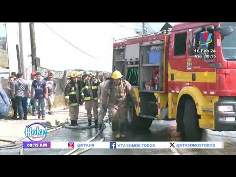 Bomberos: “El incendio ocurrido a inmediaciones del aeropuerto Toncontín fue por imprudencia”