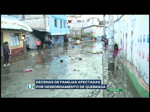 Barrios del sur de Quito se vieron afectados por las lluvias