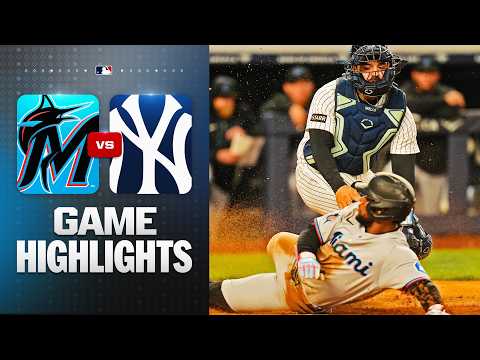마이애미 말린스 vs 뉴욕 양키스 경기 하이라이트 (4/5/26) | MLB 하이라이트