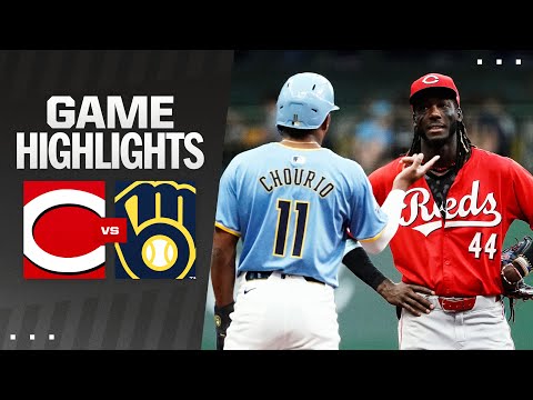 Reds vs. Brewers Game Highlights (8/9/24) | MLB Highlights