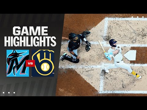 Marlins vs. Brewers Game Highlights (7/28/24) | MLB Highlights