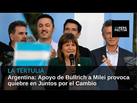 Argentina: Apoyo de Bullrich a Milei provoca quiebre en Juntos por el Cambio