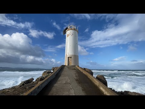 Intensas rachas de viento en Galicia tras el paso de la borrasca Ciarán