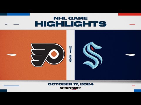 NHL Highlights | Flyers vs. Kraken - October 17, 2024