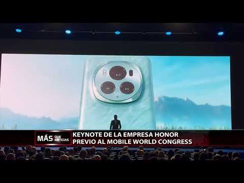 Keynote de la empresa Honor previo al Mobile World Congress