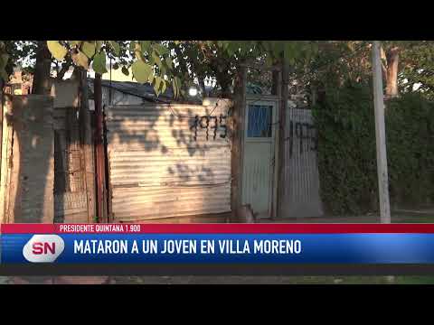 Mataron a un joven en Villa Moreno. Pte Quintana 1900