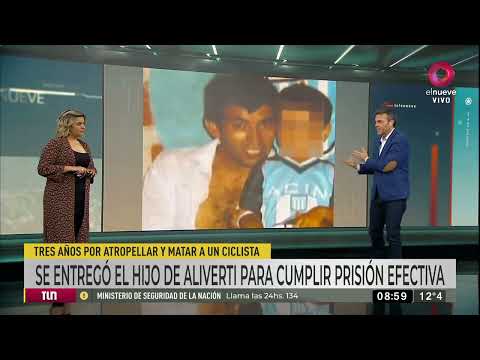 Se entregó  el hijo del periodista Eduardo Aliverti