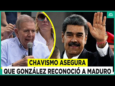 Chavismo asegura que Edmundo González reconoció a Maduro como presidente de Venezuela