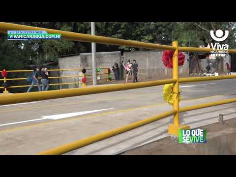 Comuna capitalina inaugura puente vehicular en barrio Andrés Castro