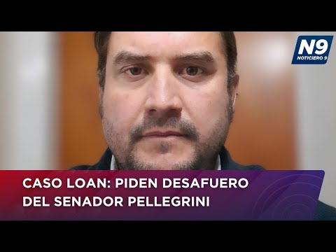 CASO LOAN: PIDEN DESAFUERO DEL SENADOR PELLEGRINI - NOTICIERO 9