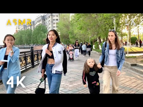 Astana right bank 21.05.2023 Kazakhstan | ASMR [4K]