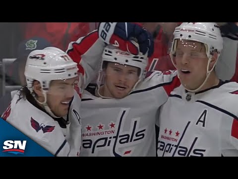 Capitals Connor McMichael Buries Breakaway Goal vs. Kraken