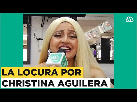 La locura por Christina Aguilera en Viña: Los fanáticos cantan en Viña