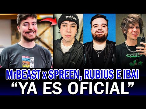 Vamos a estar los 3 MrBEAST CONFIRMÓ VIDEO con SPREEN, RUBIUS e IBAI