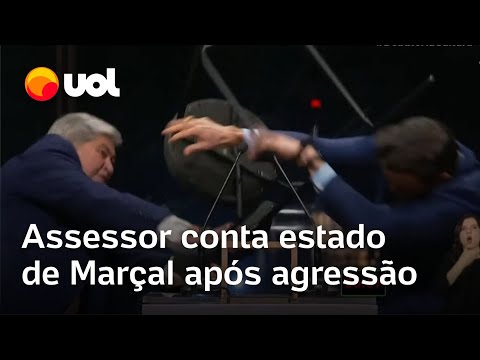 Pablo Marçal está sentindo dor na região da costela e na mão, diz assessor após agressão de Datena