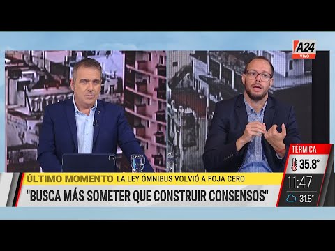 El Gobierno tiene una lógica que busca más someter que construir consenso - Pablo Romá