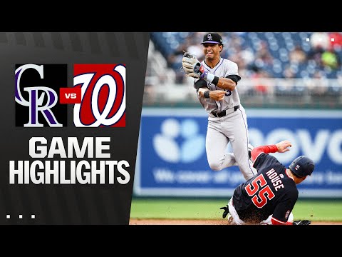 Rockies vs. Nationals Game Highlights (6/17/25) | MLB Highlights