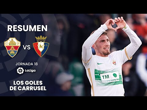 Mejoría insuficiente del Elche ante un Osasuna agotado | Resumen del Elche 1 - 1 Osasuna