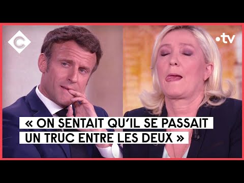 Emmanuel Macron et Marine Le Pen : nouvelle romance ? - C à vous - 22/04/2022